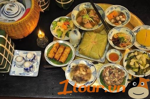 Ấm nồng mâm cơm gia đình cùng những món ăn ngày tết