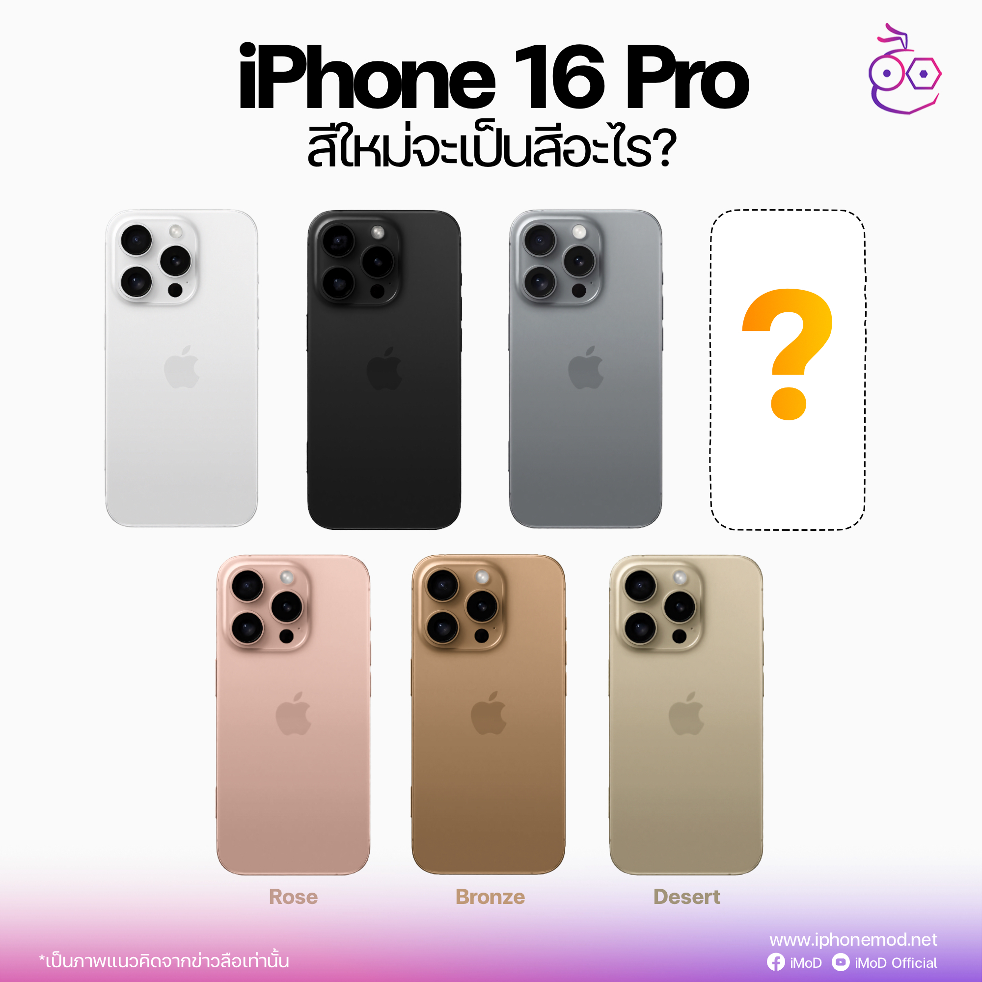 Hình ảnh iPhone 16 Pro với màu Hình ảnh iPhone 16 Pro với màu
