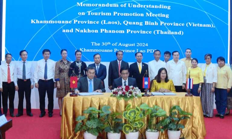 Hội nghị xúc tiến du lịch giữa ba tỉnh Quảng Bình, Khăm Muồn và Nakhon Phanom