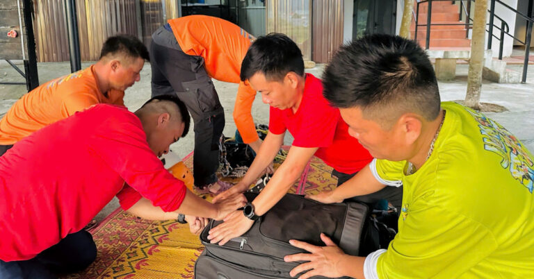 35 nhân viên công ty du lịch tại Quảng Bình ra Hải Phòng giúp khắc phục sau bão Yagi