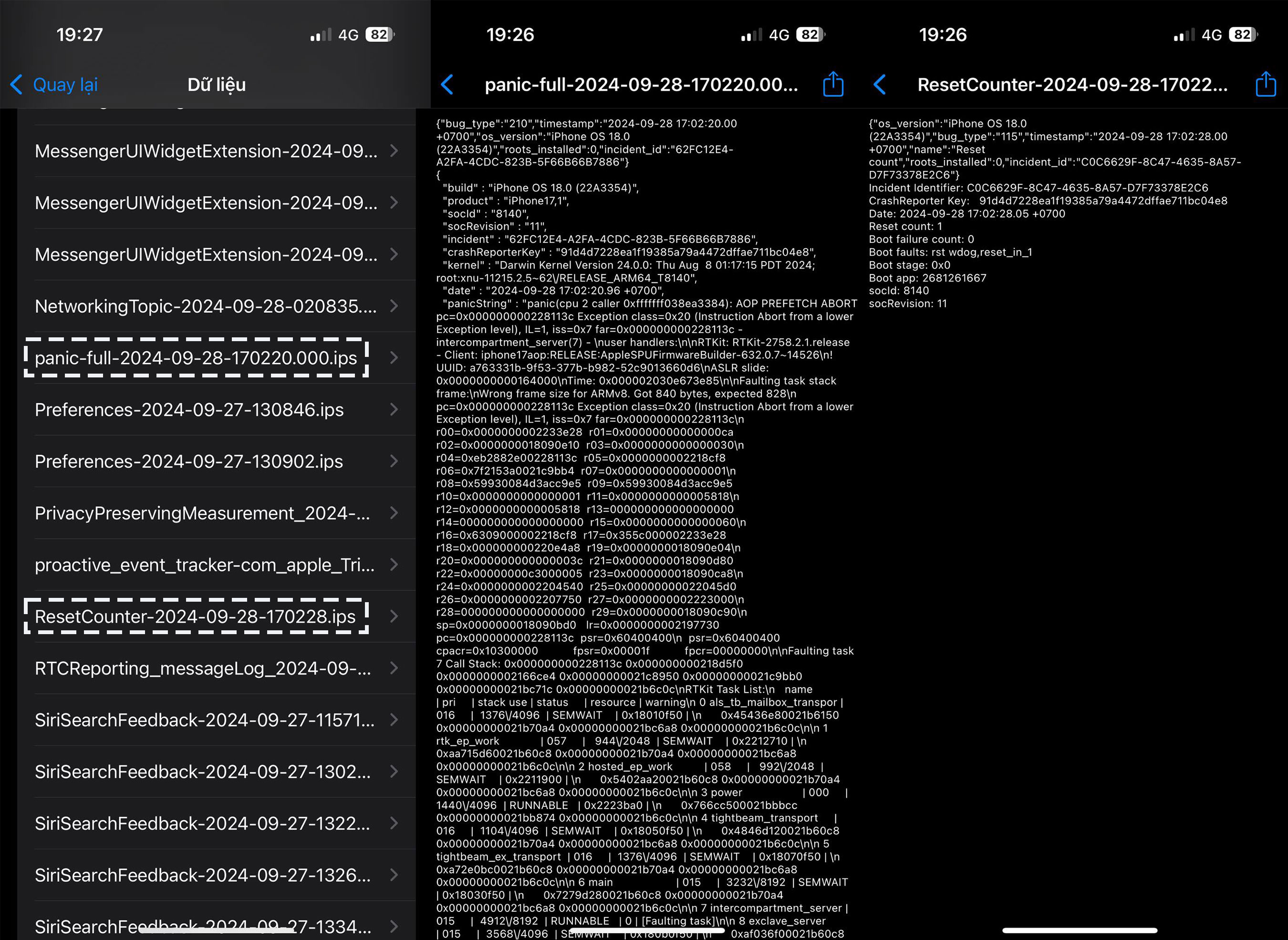 Vừa mới mở bán, nhiều mẫu iPhone 16 series đã gặp hai lỗi nghiêm trọng Loi Panic Full Reset Counter iPhone 16 Pro Max series 3