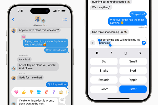 Bạn mới nâng cấp lên iPhone 16? Đừng bỏ lỡ những tính năng đỉnh cao với iOS 18 iMessage mới sinh động với nhiều cải tiến tuyệt vời