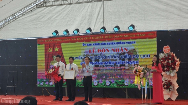 Quyết định công nhận điểm du lịch Đền Thánh mẫu Liễu Hạnh