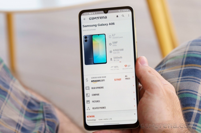 Cầm 2 triệu rinh ngay vua Android giá rẻ Galaxy A06, thiết kế cam kép đẹp như iPhone 16 Galaxy A06 13