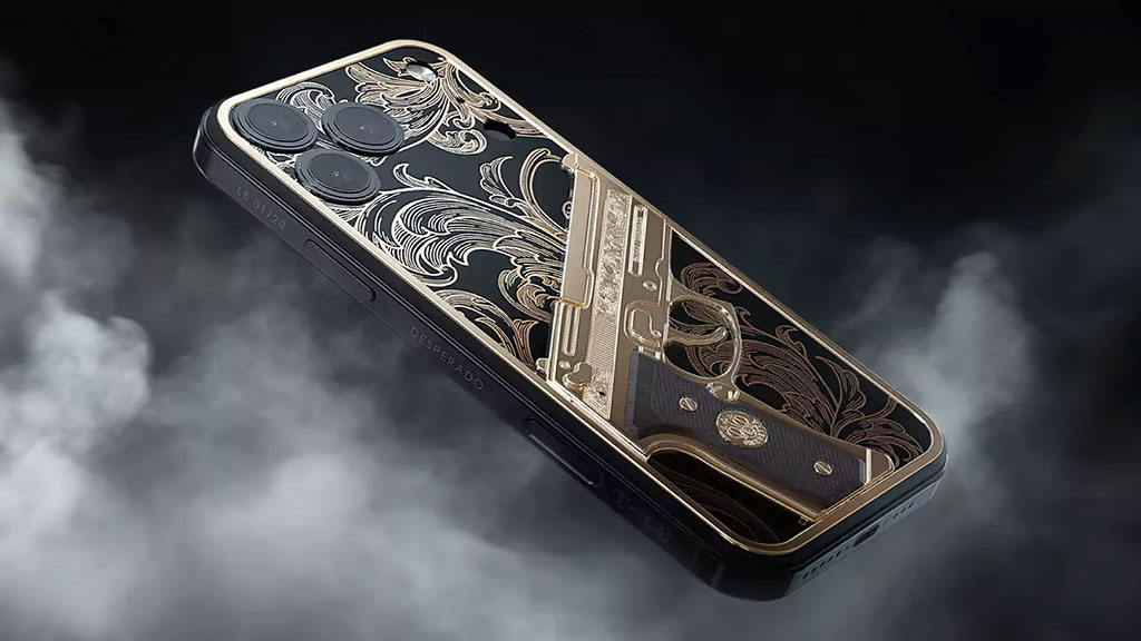Caviar công bố bộ sưu tập iPhone 16 và iPhone 17 lấy cảm hứng từ vũ khí với các chi tiết bằng vàng cùng mức giá khởi điểm lên tới 220 triệu đồng caviar_desperado_002.jpg (104 KB)