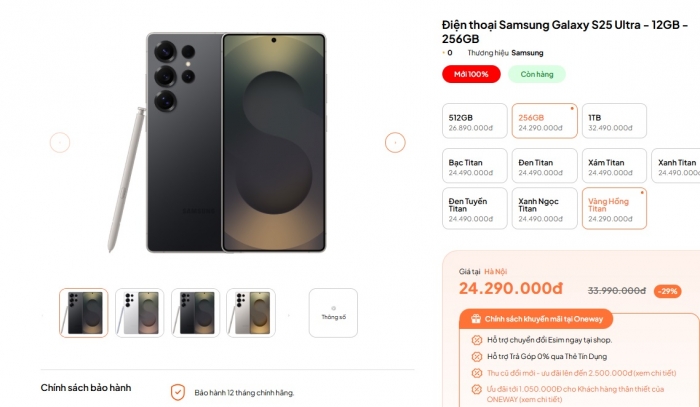 Vua Android Galaxy S25 cực dễ mua, rẻ hơn iPhone 16 Pro Max có thể áp đảo cả iPhone 17 Pro Max galaxy s25 ultra t8 1