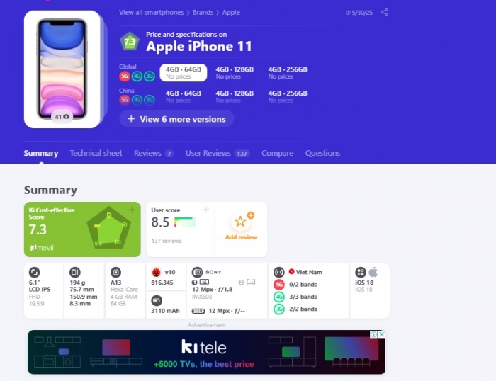 Chưa đầy 9 triệu, iPhone 11 xả kho rẻ như cho tháng 8, đủ mượt cho cơ bản, chụp đẹp như iPhone 16 gia iphone 11 t6 2