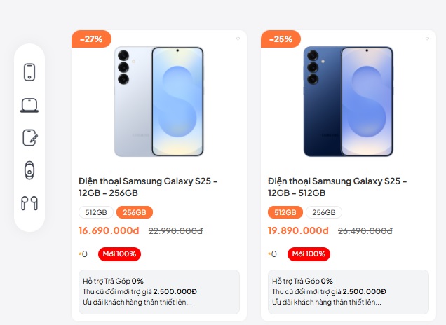 Vua flagship AI nhỏ gọn Galaxy S25 5G giá chỉ hơn 16 triệu độ ngon ngăn đứt iPhone 16 và Xiaomi 15 galaxy s25 t9 25 1