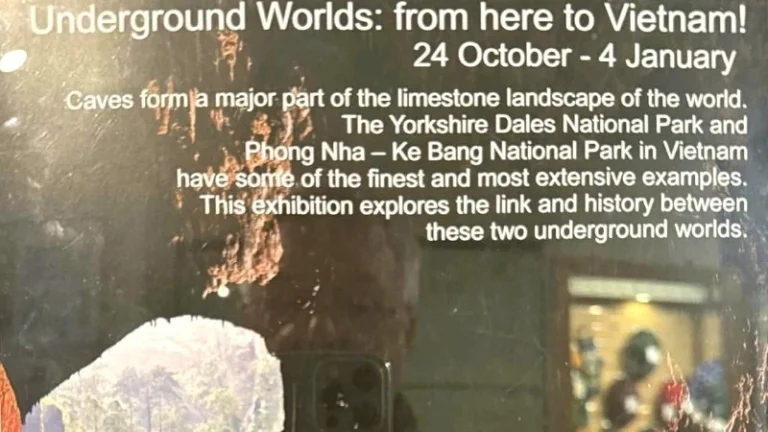 Triển lãm hình ảnh hang động Phong Nha-Kẻ Bàng tại Anh
