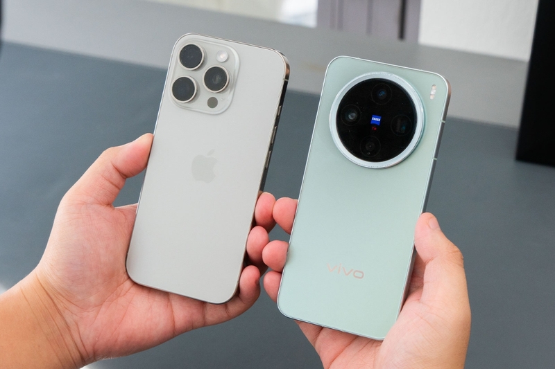 Vivo X200 Pro mini sử dụng khung viền hợp kim nhôm bền bỉ