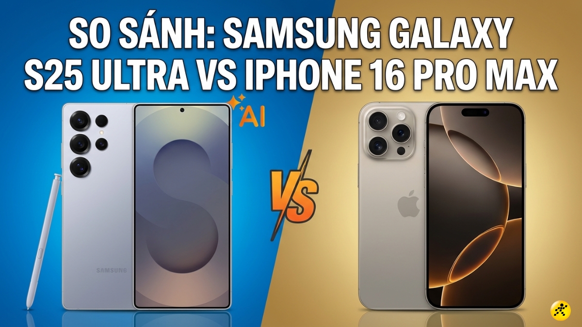 Nên mua Galaxy S25 Ultra hay iPhone 16 Pro Max