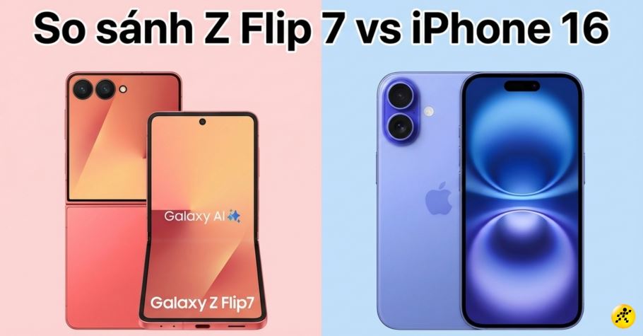 so sanh z flip 7 vs iphone 16 thumb