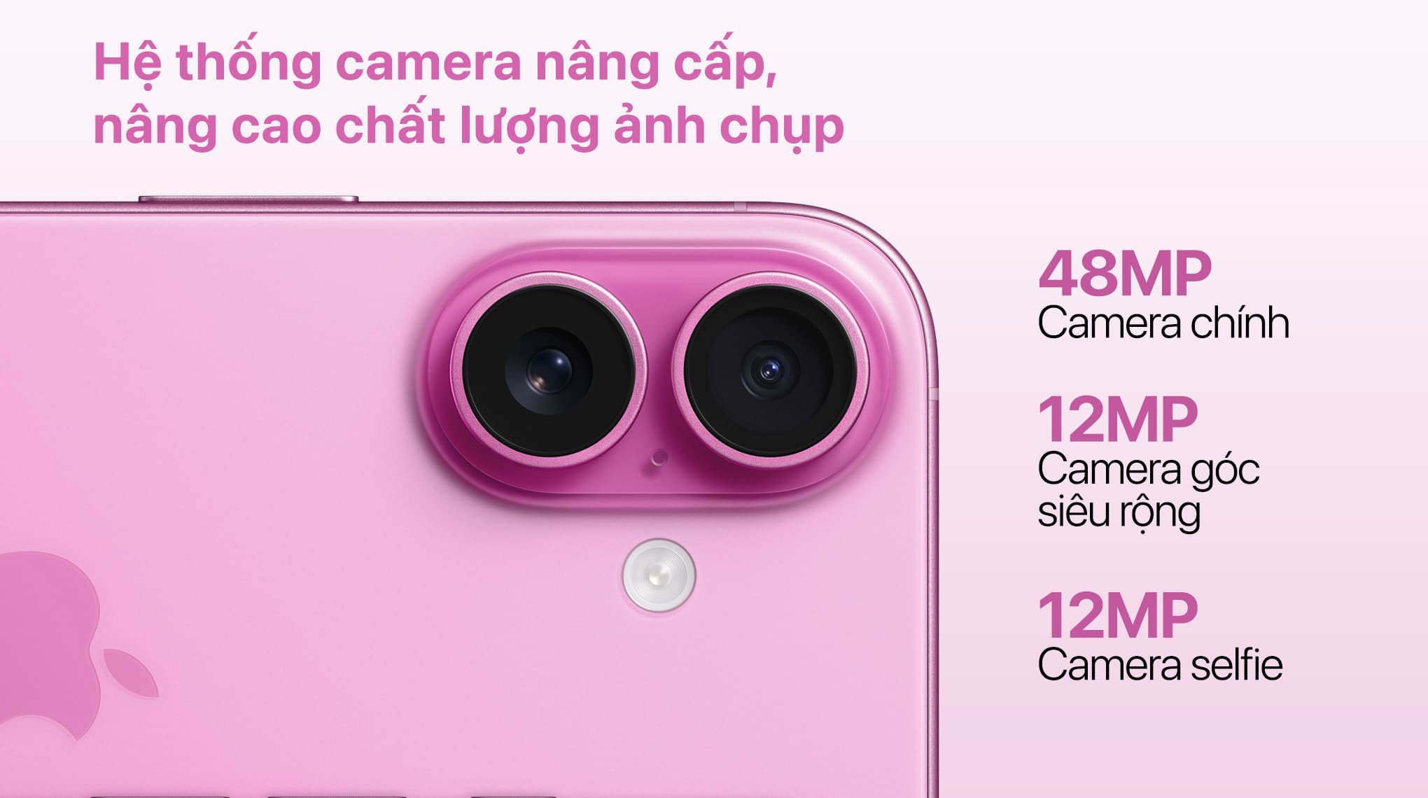 iPhone 16 tuy chỉ có 2 camera nhưng lại là 