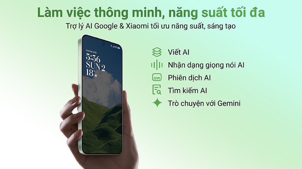 Tính năng AI trên Xiaomi 15
