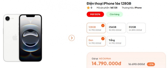 Đây là iPhone 16 rẻ nhất Tết Nguyên đán 2026, hiệu năng khỏe chẳng kém iPhone 17 1770789617 291 T2