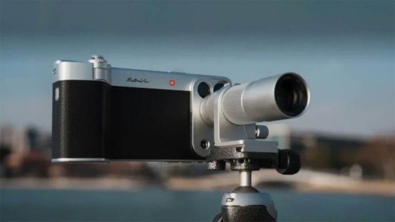 Bộ phụ kiện chụp ảnh RetroVa của PGYTech bổ sung thêm ống kính teleconverter cho iPhone 16 Pro và 17 Pro của Apple