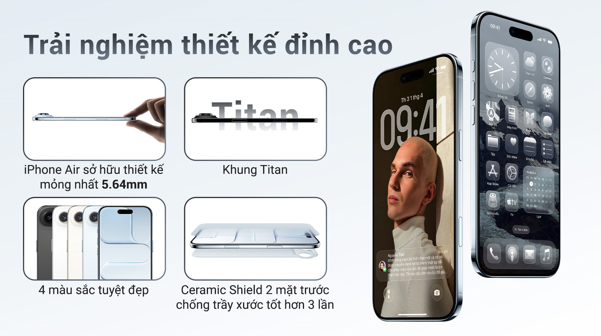 iPhone Air là tâm điểm của sự chú ý trong năm 2026 iPhone Air là tâm điểm của sự chú ý trong năm 2026